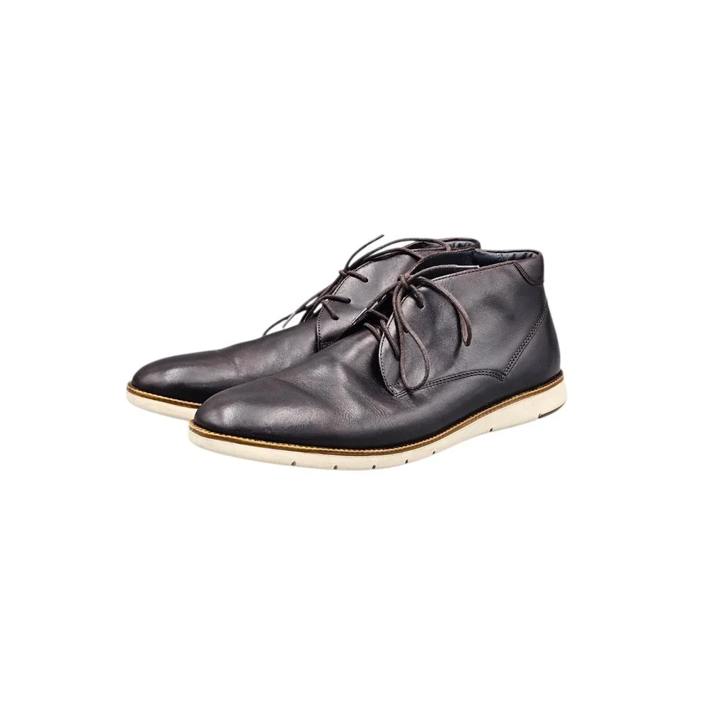 Josef Seibel Men's Size 46/ 12 US‎ EUC Tyler Brown Leather Lace Up Chukka Boots